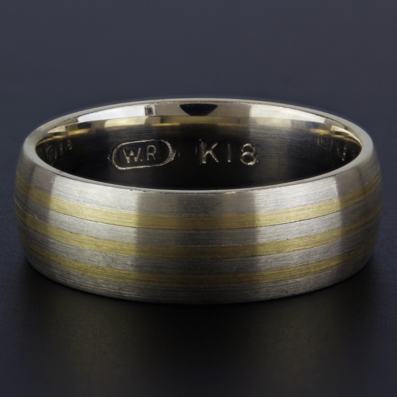 New 14k Yellow Gold Brushed Mens Wedding Band Ring Aandv Pawn