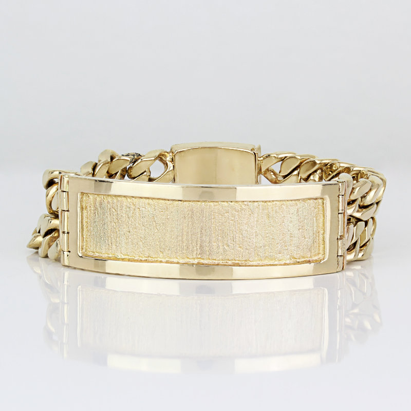 14K Solid Gold Name Bracelet