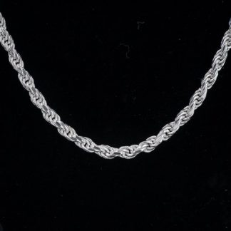 Sterling Rope Chain 24"