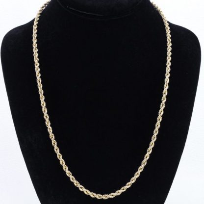 10 Karat Rope Chain 23"