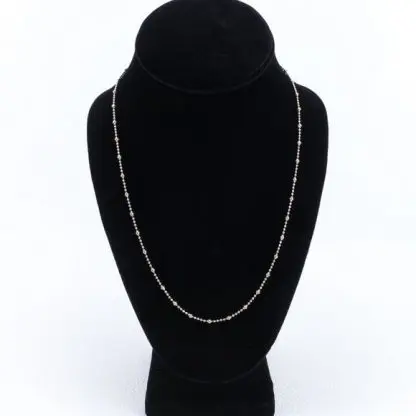 18K Beaded Necklace 20"