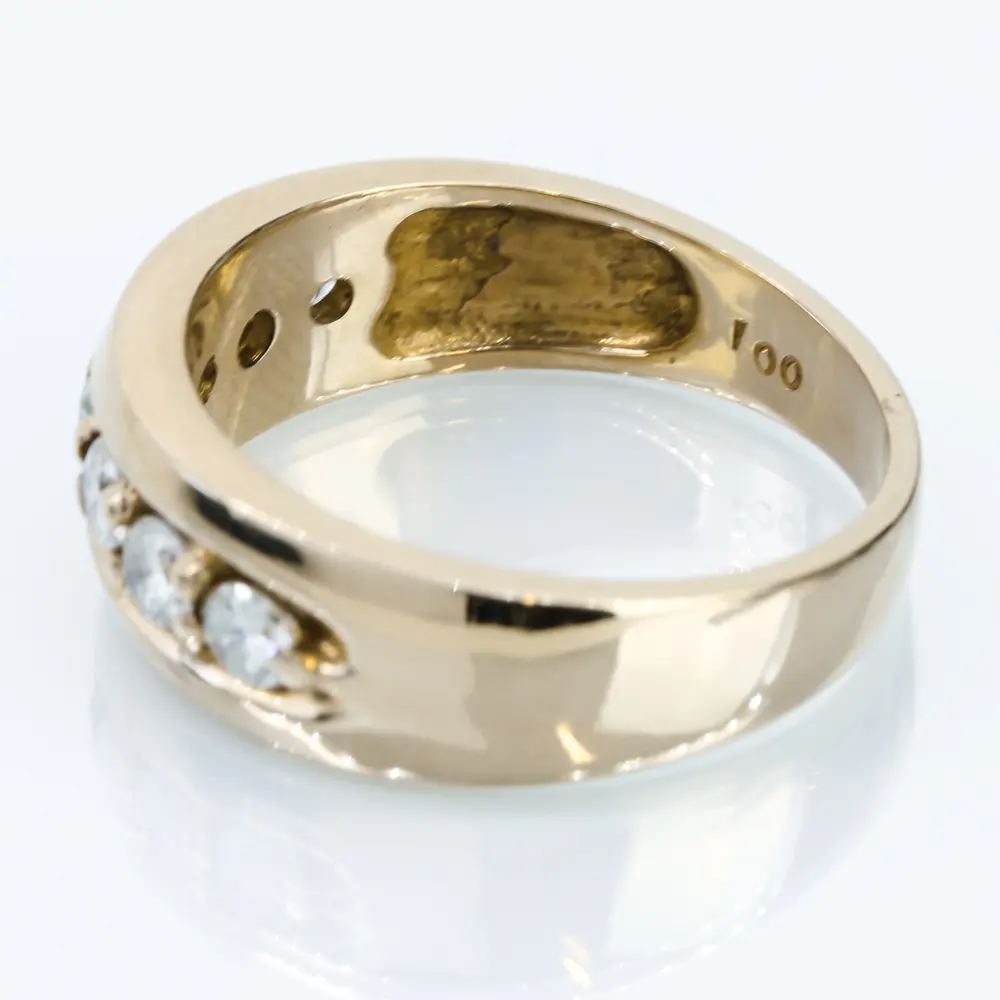 Men's .9999 24k Yellow Gold Wedding Band Ring - A&V Pawn