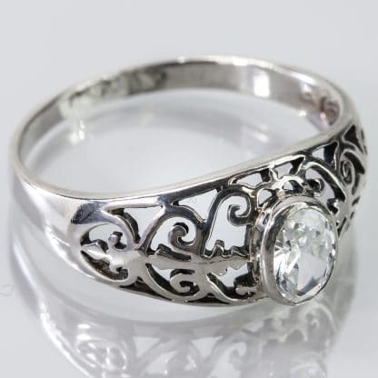 Sterling Silver Crystal Ring - Image 8