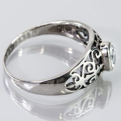 Sterling Silver Crystal Ring - Image 7
