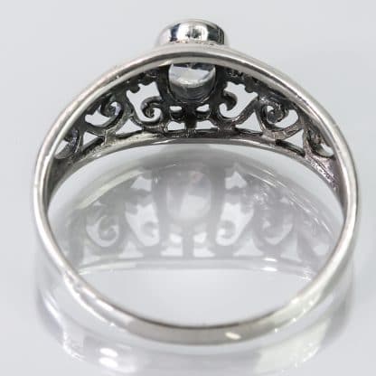 Sterling Silver Crystal Ring - Image 5