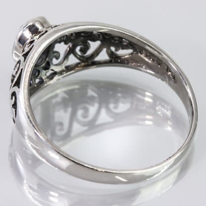 Sterling Silver Crystal Ring - Image 4