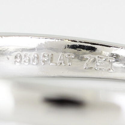 Platinum Three-Stone 1.40 Carat Diamond Anniversary Ring by Rosy Blue