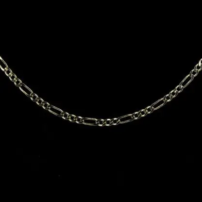 14k Yellow Gold Figaro Chain - Image 4