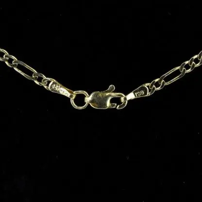 14k Yellow Gold Figaro Chain - Image 5