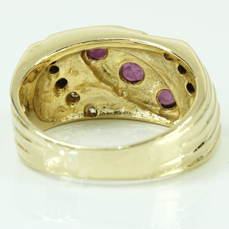 14k Gold Rubies & Diamonds Ring - A&V Pawn