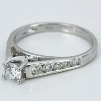 Platinum and Diamond Bridal Wedding Engagement Ring