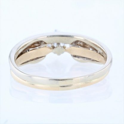 14K 2-Tone Gold Diamond Engagement Ring