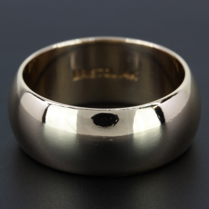 14k Gold Wide Band Ring - Image 3