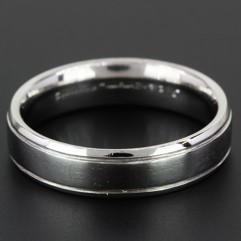 .950 Platinum Comfort Fit Men's Wedding Band Ring by Benchmark - A&V Pawn