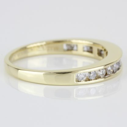 10K Yellow Gold Diamond Bridal Wedding Band Anniversary Ring by Allure Gems - Image 3