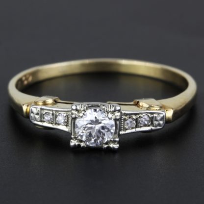 14/18K Gold Diamond Engagement Ring - Image 5