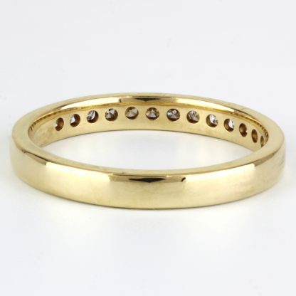 14k Gold Diamond Wedding Ring Band - Image 5