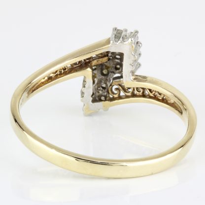 10k Gold Diamond Cluster Ring