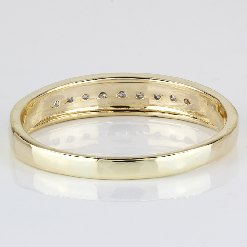 Vintage Keepsake Diamond Wedding Ring 14K White Gold Ladies 