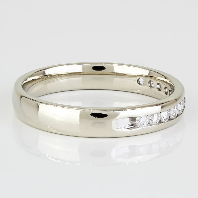 Intiem Profetie botsen 14k White Gold Diamond Bridal Wedding Band Ring by Tessler + Weiss - A&V  Pawn