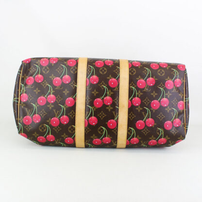 Louis Vuitton Takashi Murakumi Cerise Cherry Keepall 45 Travel Bag