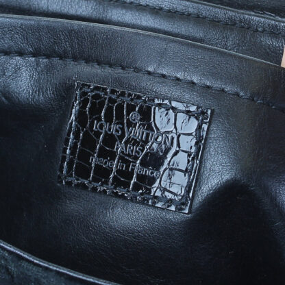 Louis Vuitton Monogram Velours Alligator Irvine Bag