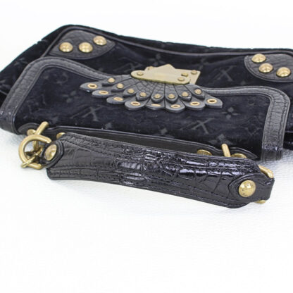 Louis Vuitton Monogram Velours Alligator Irvine Bag