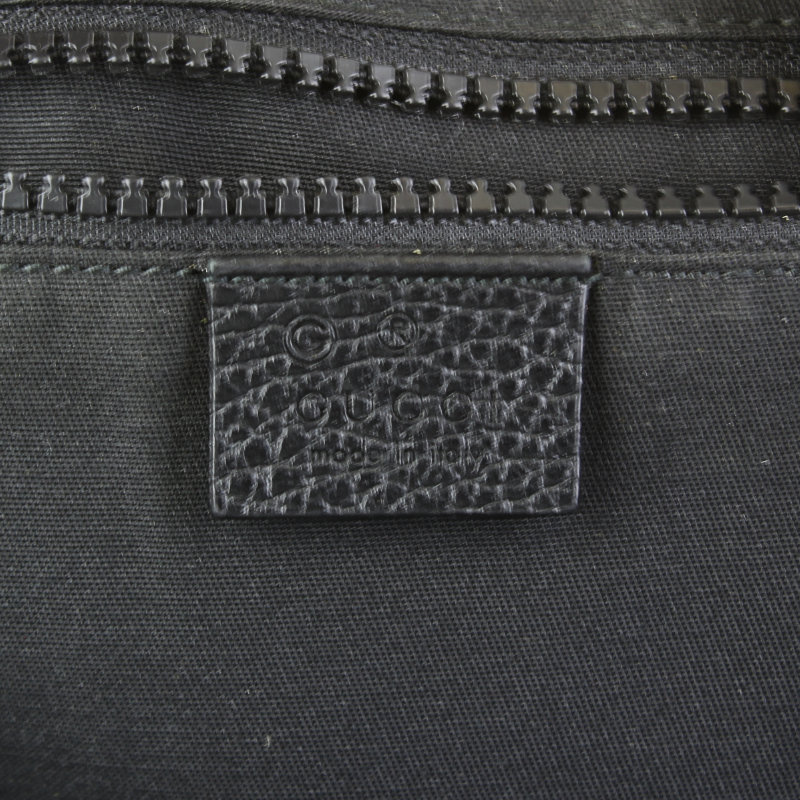 Gucci monogram leather briefcase - Gem