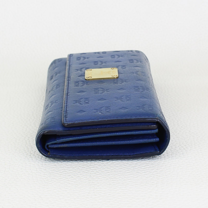 Louis Vuitton Blue Leather Long Wallet