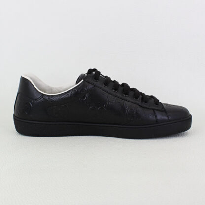 Men's Gucci Ace GG Embossed Sneaker Black