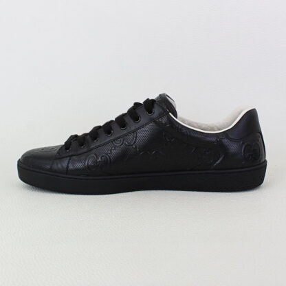 Men's Gucci Ace GG Embossed Sneaker BlackMen's Gucci Ace GG Embossed Sneaker Black