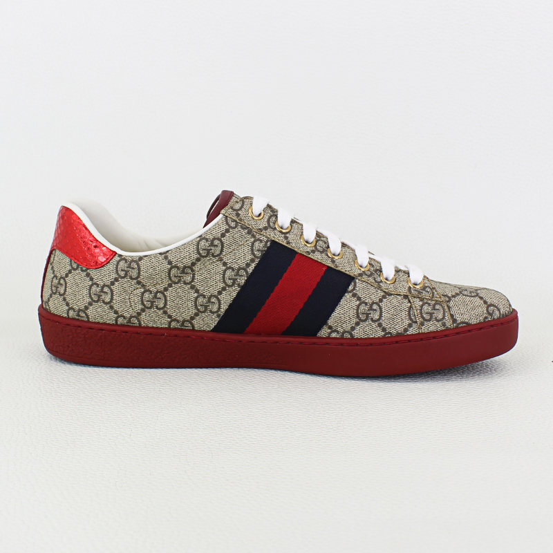 Gucci GG New Ace GG Monogram Ayers Low-top Sneakers