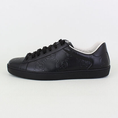 Men's Gucci Ace GG Embossed Sneaker Black