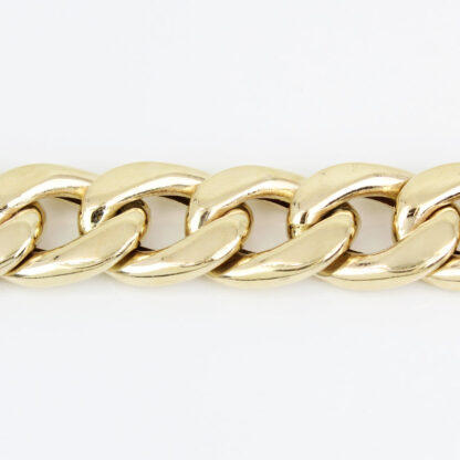 10k Yellow Gold Large Cuban Link Bracelet (18mm)