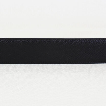 Salvatore Ferragamo Reversible Gancini Leather Belt Black