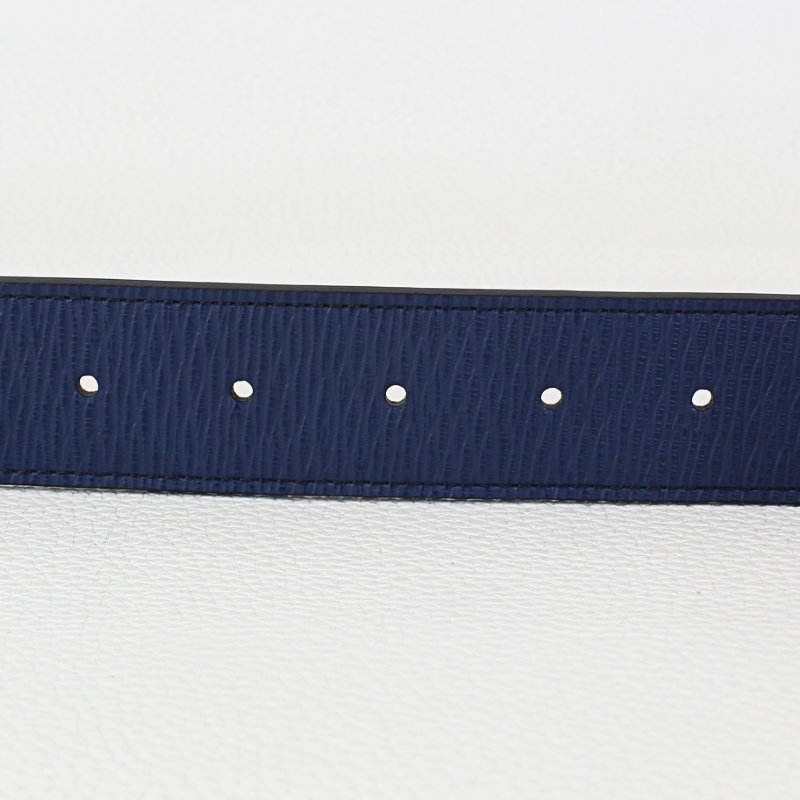 Salvatore Ferragamo Men's Double Gancini Reversible Leather Belt
