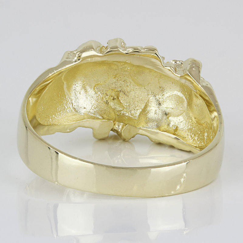 14 Karat Yellow Gold On Argentium® Silver Ring - Mixed Metals