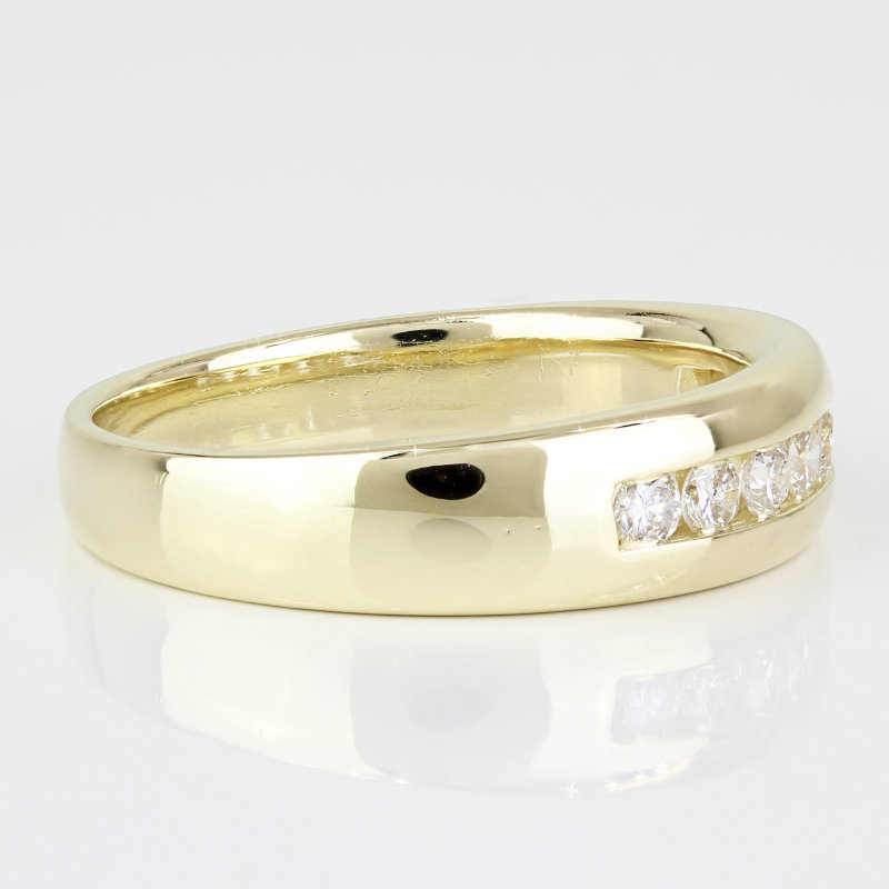 Men's .9999 24k Yellow Gold Wedding Band Ring - A&V Pawn