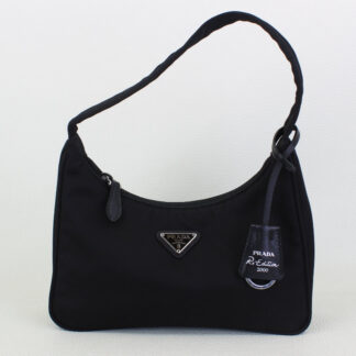 PRADA Tessuto Nylon Mini Re-Edition 2000 Black Bag