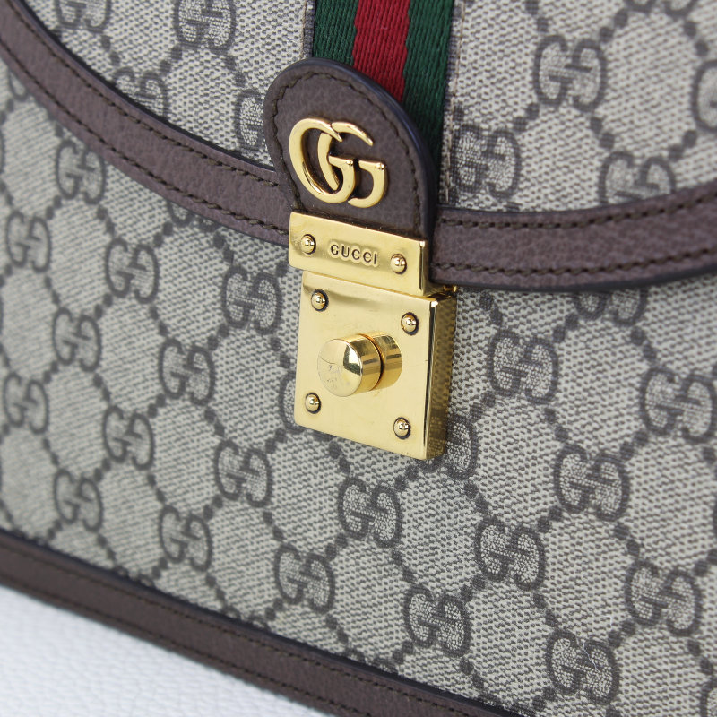 Gucci GG Signature Large Punch Top Handle Tote - ShopStyle