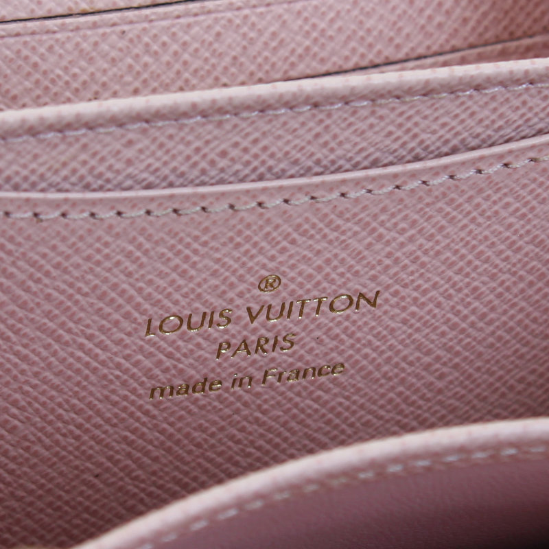 Louis Vuitton Damier Ebene Canvas Zippy Compact Wallet Louis