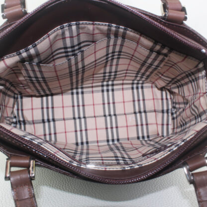 Burberry Leather Brown Tote Bag - Image 9