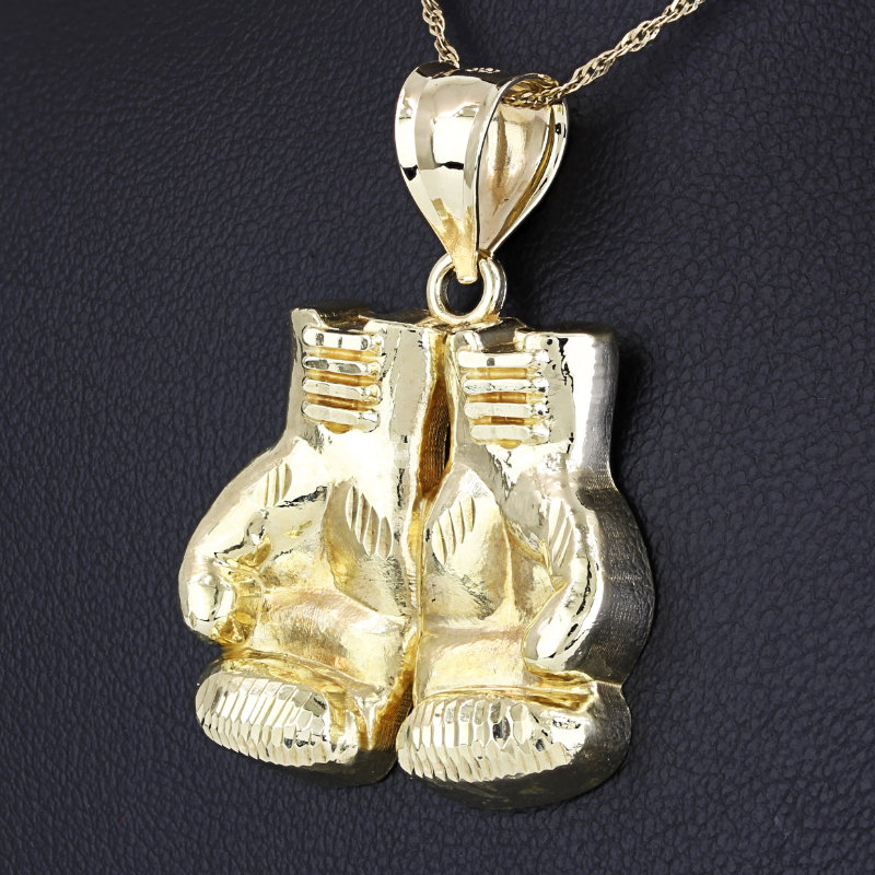 Golden gloves sale boxing necklace