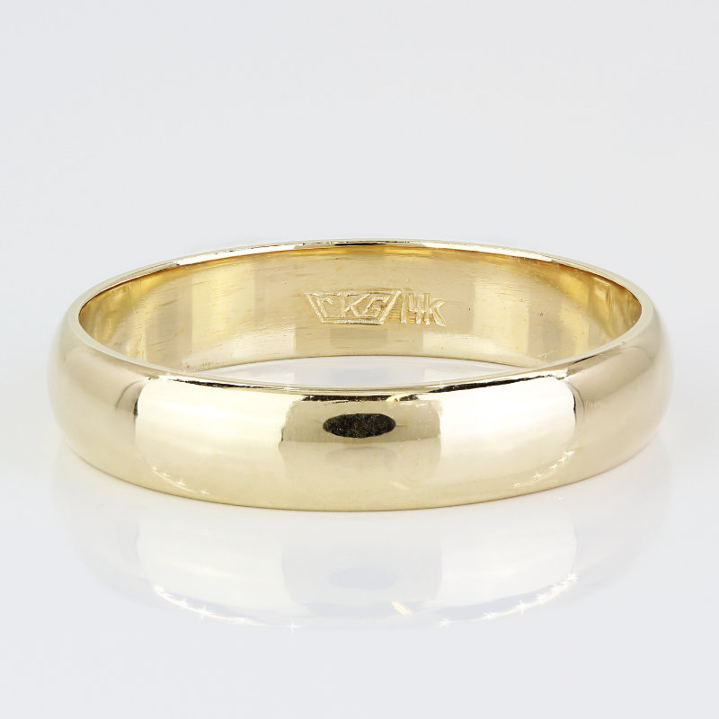 14k Yellow Gold Anniversary Ring / Wedding Band by CKG - A&V Pawn
