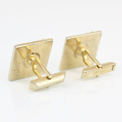 Vintage Gold Tone Nickel Starfish Beach Swank Cufflinks Set - Image 2