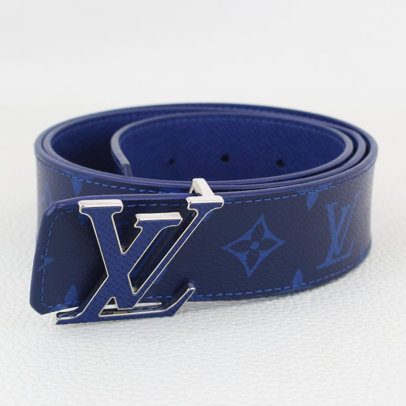 Louis Vuitton LV Initiales Reversible Belt Cobalt Blue - A&V Pawn