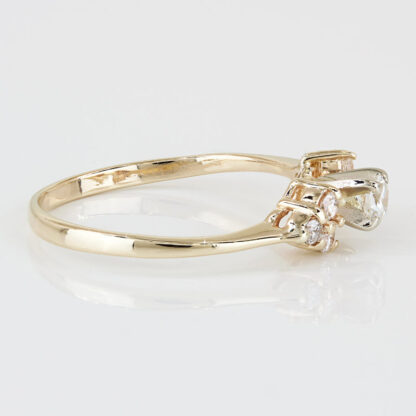 14k Yellow Gold Solitaire Diamond Engagement Ring