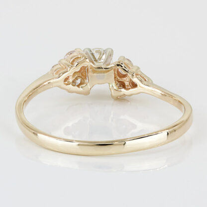 14k Yellow Gold Solitaire Diamond Engagement Ring