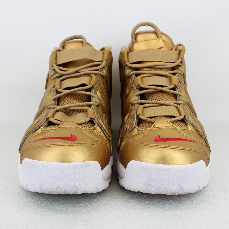 Supreme x nike air more uptempo gold deals