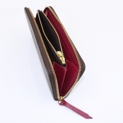 Louis Vuitton Clemence Monogram Fuchsia Wallet - Image 9